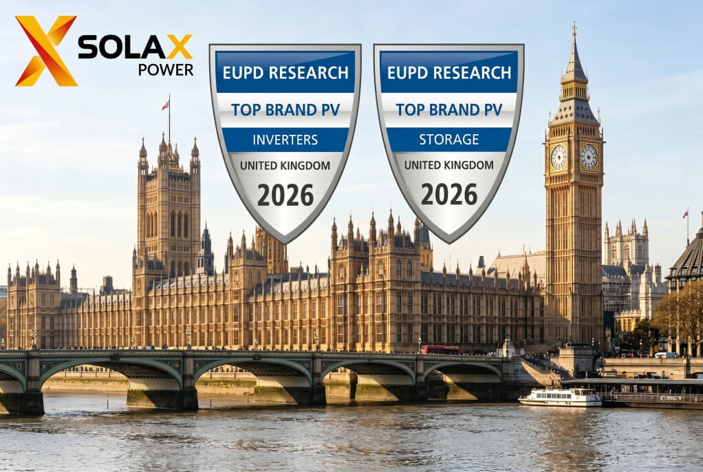 SolaX Power Marks Five Consecutive Years of EUPD Top Brand PV Recognition in the UK SolaX Power Marks Five Consecutive Years of EUPD Top Brand PV Recognition in the UK