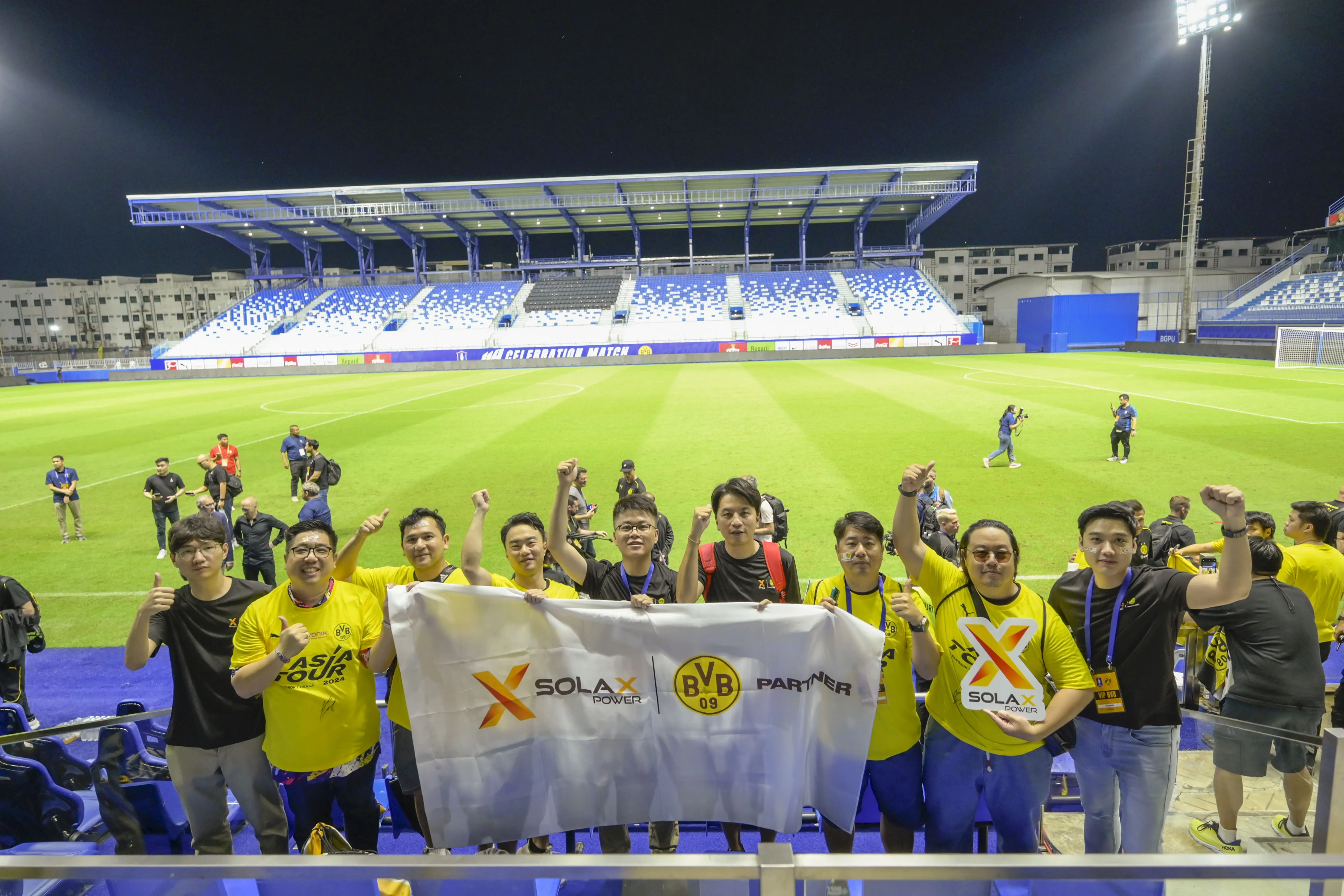 Green Energy, Green Field-SolaX & Borussia Dortmund Asia Tour 2024 in Thailand