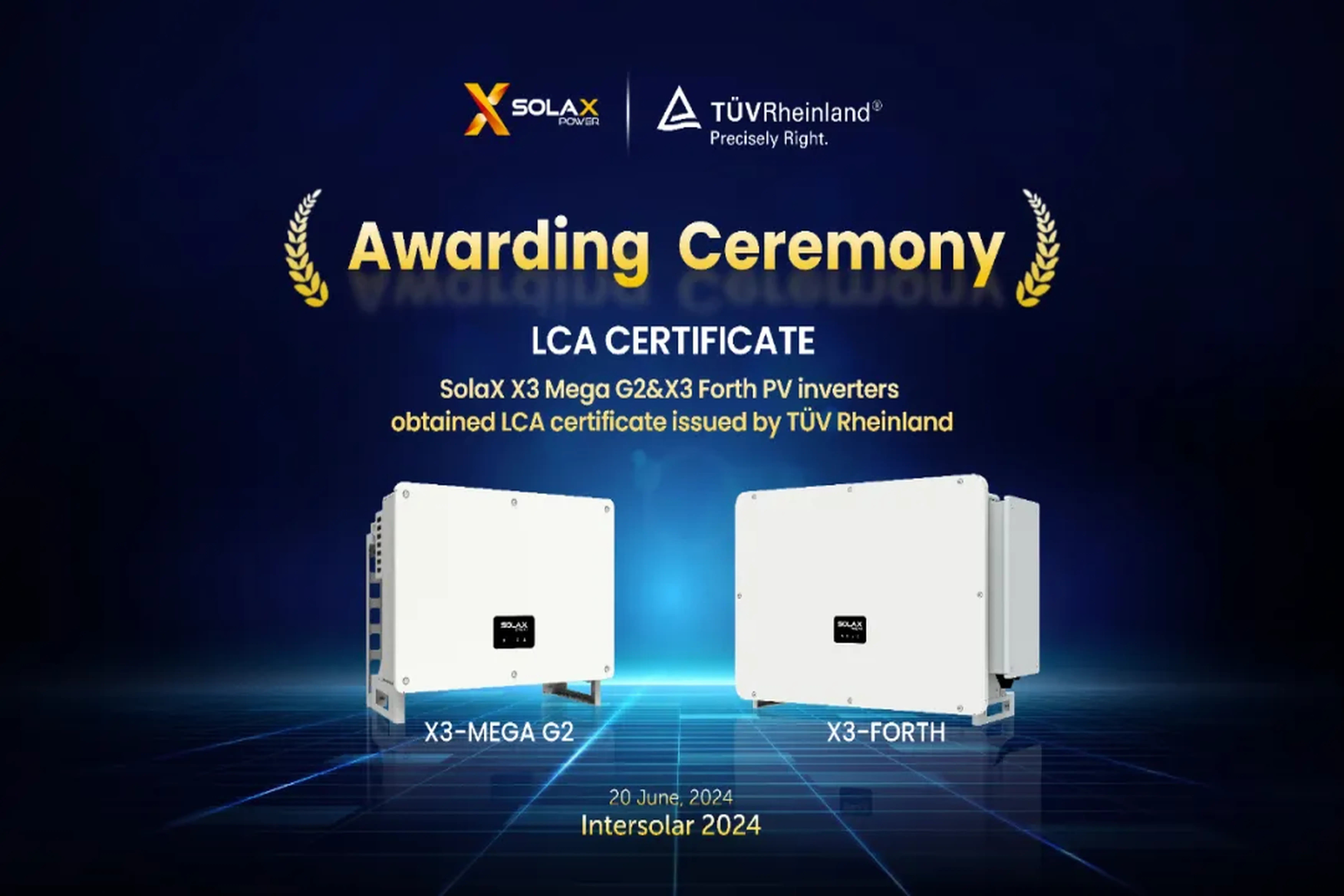 SolaX Power's Commercial and Industrial PV Inverters Receive TÜV Rheinland LCA Certification