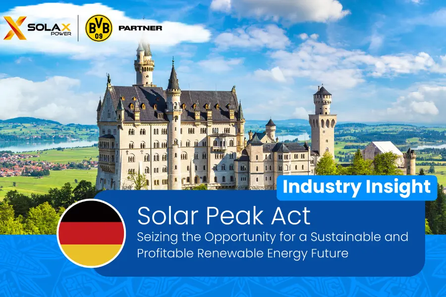 Germany's Solar Peak Act: Seizing the Opportunity for a Sustainable and Profitable Renewable Energy Future