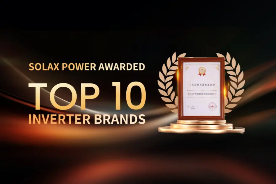 SolaX Power Named Top 10 Inverter Brands at the 8th Distributed Solar Summit China