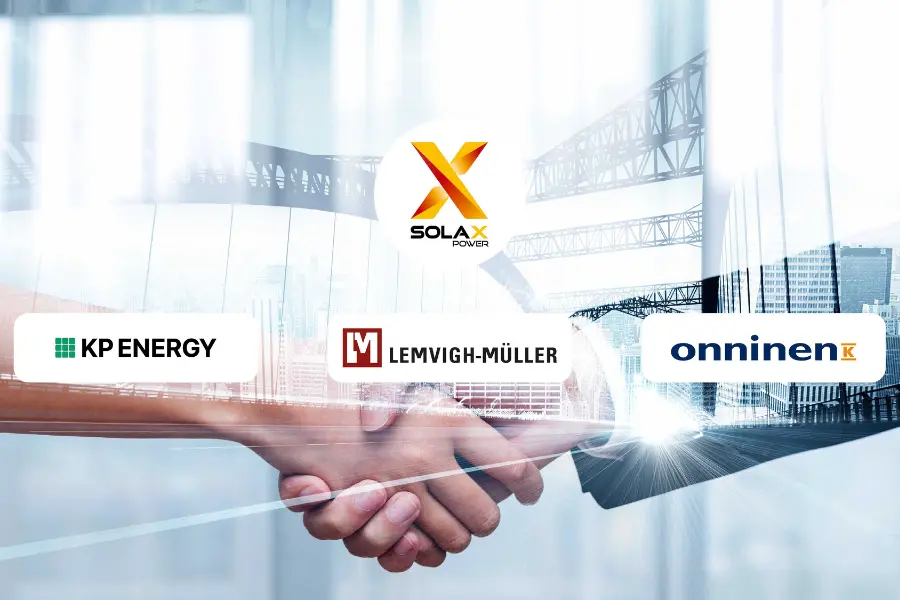 SolaX Strengthens Its Presence in the Nordic Region Through Strategic Partnerships with Onninen, KP Energy, and Lemvigh-Müller